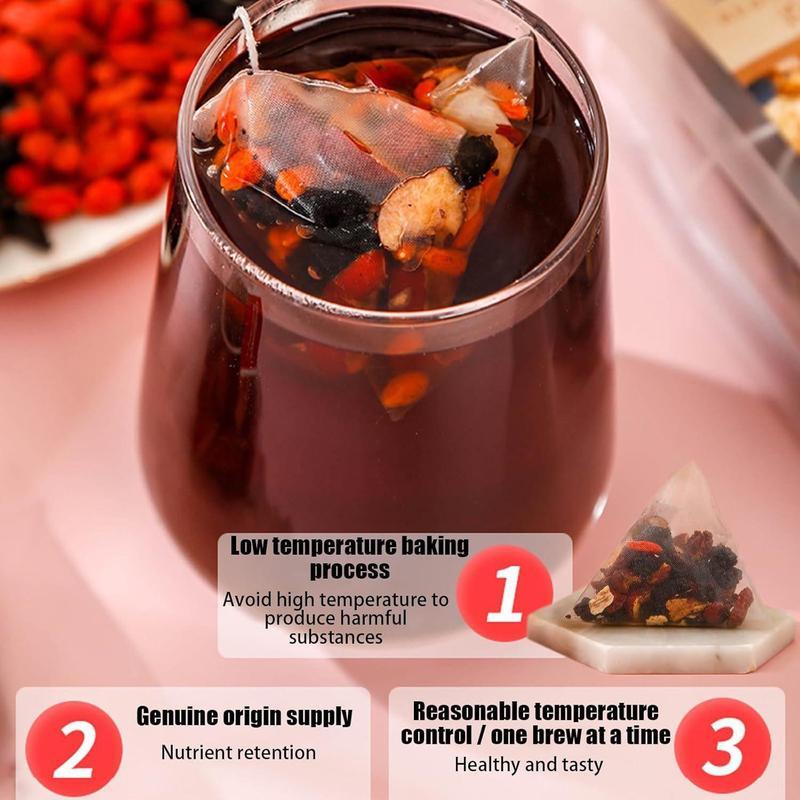 Ginseng Five Treasure Herbal Tea with Goji Berry & Red Dates – 30 Bags
