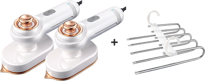 Garment steamer for clothes, hand steamer & iron 2 in 1, 15-second rapid heating, large control panel, 100-240 V wide voltage, suitable for worldwide travel, Christmas gifts