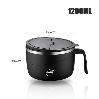⏳LAST DAY SALE 50% OFF💕304 Stainless Steel Multi-Purpose Anti-Scald Large-Capacity Instant Noodle Bowl