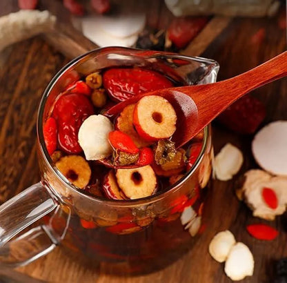 Ginseng Five Treasure Herbal Tea with Goji Berry, Red Dates & Mulberry
